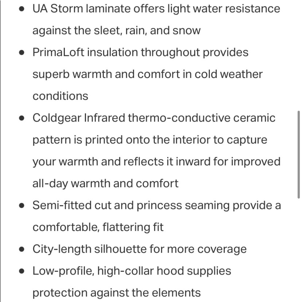 Under Armour Infrared Cold Gear Jacket - Picture 10 of 10